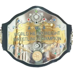 AWA World Heavyweight Championship Wrestling Leather Belt - championship belt maker