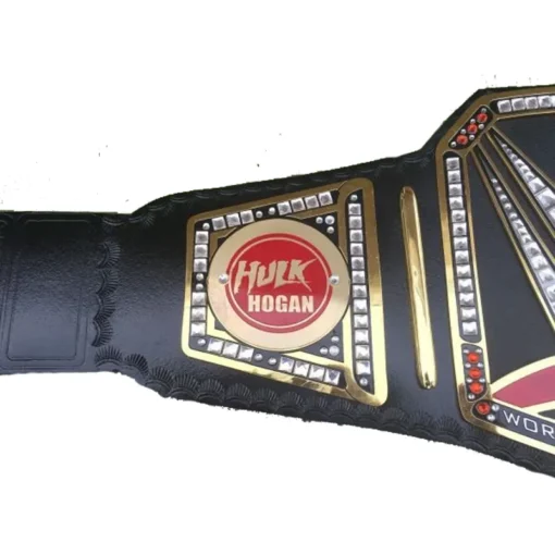 Hulk Hogan World Heavyweight Championship Leather Belt (3)