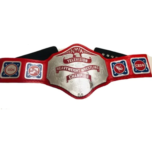 NWA Television Championship Title Belt - Red