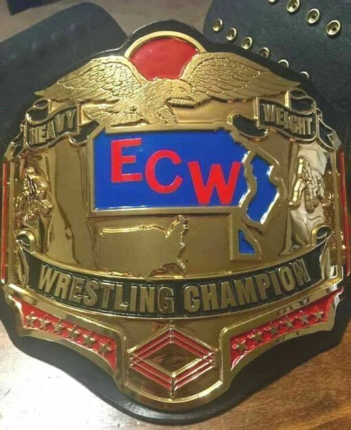 ReplicaECWChampionWrestlingLeatherTitles - Championshipbeltmaker