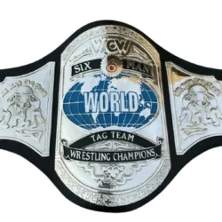 SIX MAN WORLD TAG TEAM WCW WRESTLING CHAMPION BELT (1)