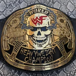 Stone Cold Smoking Skull Championship Customized Title Belt
