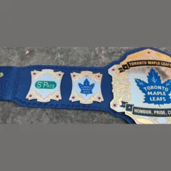 Toronto maple Wrestling Championship belt side plates