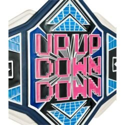 upupdowndown championship replica title leather belt 05 - Championshipbeltmaker