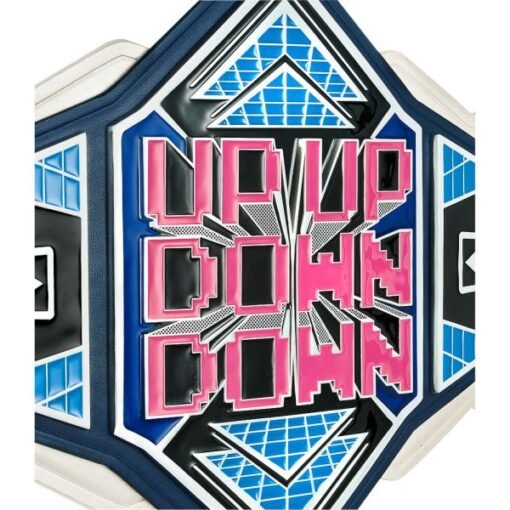 upupdowndown championship replica title leather belt 05 - Championshipbeltmaker