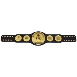 Blank Buckle Leather Fantasy Football Judo Boxing Championship Belt (2)