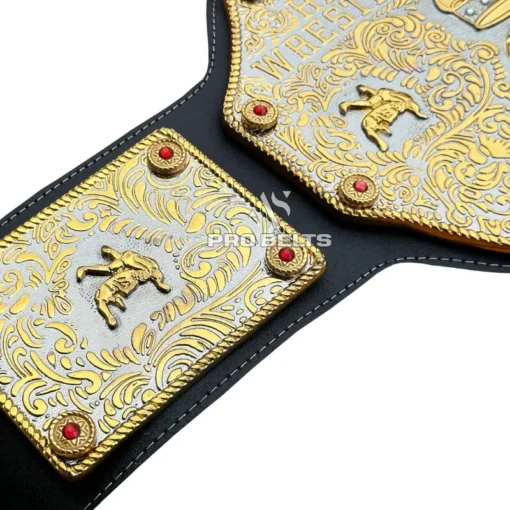 Big Gold World Heavyweight Championship Belt side plate
