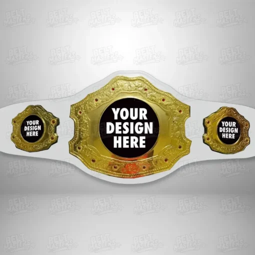 white strap belt