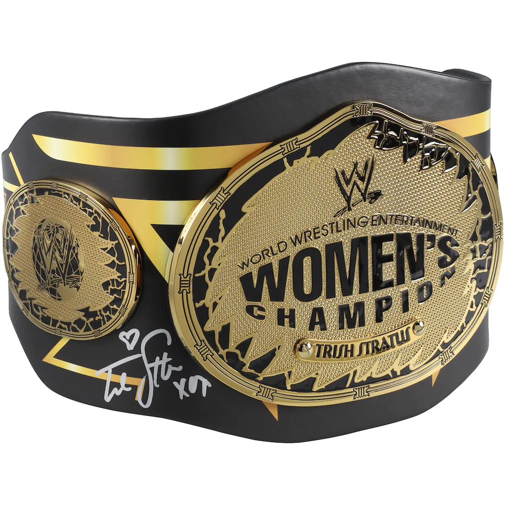 Trish Stratus 25 Years Anniversary Signature Series Replica Title Belt