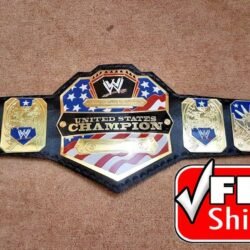 WWE UNITED STATES Brass Championship Title Belt