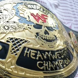 WWF STONE COLD SMOKING SKULL 24K GOLD Championship Belt