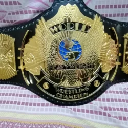 Alternative view of WWF WINGED EAGLE 24K GOLD Championship Title Belt