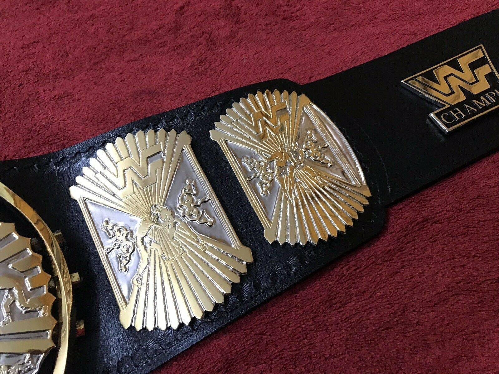 WWF WINGED EAGLE DUAL PLATED 24K GOLD Championship Title Belt - Image 4