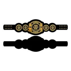 Custom Championship Gold Belt 4MM back side