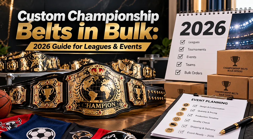 Custom Championship Belts in Bulk: 2026 Guide for Leagues & Events