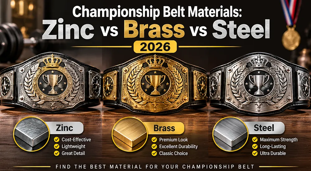 Championship Belt Materials: Zinc vs Brass vs Steel 2026